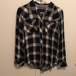 Rails flannel top